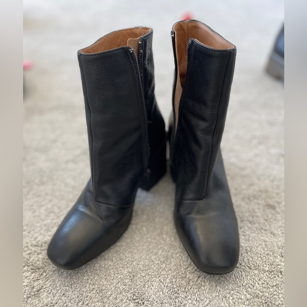 Free People Nicola Boots - Womens 36/5.5 Nicola Bootie Shoes Black Leather